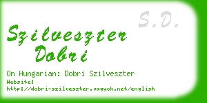 szilveszter dobri business card